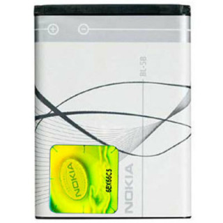 Batteria per Nokia 3220 / 5200 / 6060 / 7360 / N80 / N90, BL-5B, originale, 890 mAh