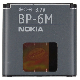 Batteria per Nokia 3250 / 6280 / 9300 / N73 / N93, BP-6M, originale, 1100 mAh
