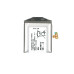 Batteria per Samsung Galaxy Gear S4 / SM-R800, originale, 46 mm, 472 mAh