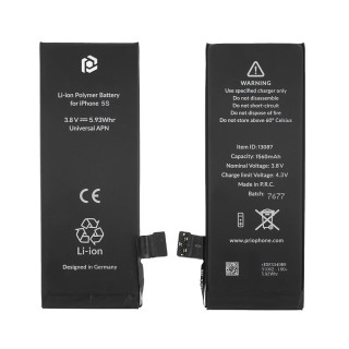 Batteria per Apple iPhone 5S, 1560 mAh, con nastro adesivo