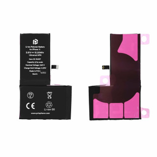 Batteria per Apple iPhone X, 2716 mAh, con nastro adesivo Batteria per Apple iPhone X, 2716 mAh, con nastro adesivo