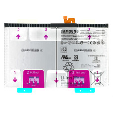 Batteria per Samsung Galaxy Tab S10 FE+ / SM-X620 / SM-X626, originale, 10090 mAh