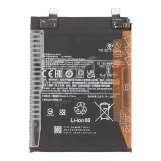 Batteria per Xiaomi Redmi Note 12 Pro+, BP4J, originale, 5000 mAh