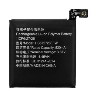 Batteria per Huawei Watch GT 3 Pro 46mm, HB572728EFW, 530 mAh Batteria per Huawei Watch GT 3 Pro 46mm, HB572728EFW, 530 mAh
