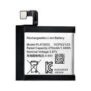 Batteria per Amazfit GTS 4 mini, PL472023, 270 mAh Batteria per Amazfit GTS 4 mini, PL472023, 270 mAh
