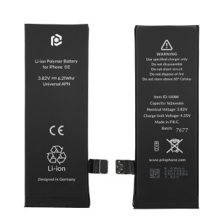 Batteria per Apple iPhone SE, 1624 mAh, con nastro adesivo