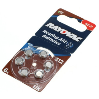 Batteria per apparecchi acustici Rayovac PR41 / HA312, 6 kos