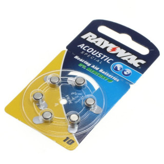 Batteria per apparecchi acustici Rayovac PR70 / HA10, 6 kos