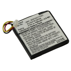 Batteria per TomTom Via 120 / 125, 700 mAh