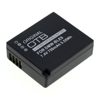 Batteria DMW-BLG10 / DMW-BLE9 per Panasonic Lumix DMC-GF3 / DMC-GF6 / DMC-TZ81, 750 mAh