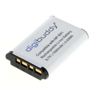 Batteria NP-BX1 per Sony Cybershot DSC-HX50 / DSC-HX300 / HDR-AS15, 1090 mAh