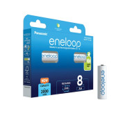 Panasonic Eneloop batteria AA, 8 pezzi