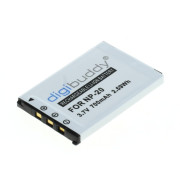 Batteria NP-20 per Casio Exilim EX-M1 / EX-Z3 / EX-S3, 700 mAh Batteria NP-20 per Casio Exilim EX-M1 / EX-Z3 / EX-S3, 700 mAh