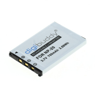 Batteria NP-20 per Casio Exilim EX-M1 / EX-Z3 / EX-S3, 700 mAh Batteria NP-20 per Casio Exilim EX-M1 / EX-Z3 / EX-S3, 700 mAh