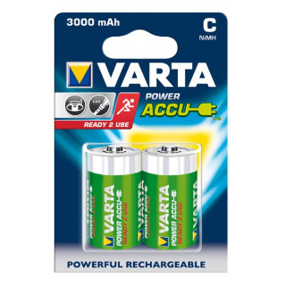 Batteria Varta Power Accu Baby / C, 2 pezzi