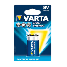 Varta High Energy batteria 9V / E-Block, 1 pezzo
