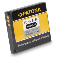 Batteria NB-8L per Canon PowerShot A2200 / A3000 IS / A3100 IS, 740 mAh 