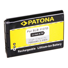 Batteria SLB-1137D per Samsung Digimax i85 / L74 wide / NV11 / NV24 HD / NV30, 700 mAh