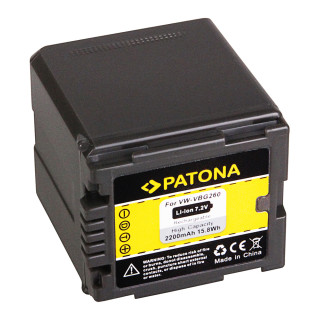 Batteria VW-VBG260 per Panasonic HDC-SD1 / HDC-HS100 / HDC-SD100 / HDC-SD707, 2200 mAh Batteria VW-VBG260 per Panasonic HDC-SD1 / HDC-HS100 / HDC-SD100 / HDC-SD707, 2200 mAh