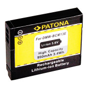 Batteria DMW-BCM13 per Panasonic Lumix DMC-FT5 / DMC-TZ40 / DMC-ZS30, 950 mAh