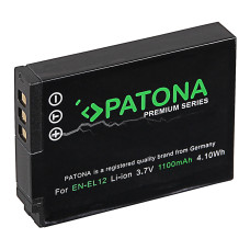Batteria EN-EL12 per Nikon Coolpix S620 / S640 / S1000 / S8000, 1100 mAh
