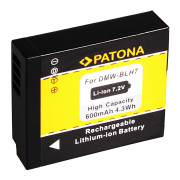 Batteria DMW-BLH7 per Panasonic Lumix DMC-GM1 / DMC-GM5, 600 mAh