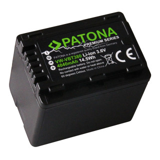 Batteria VW-VBT380 per Panasonic HC-V110 / HDC-H100 / SDR-H100, 4040 mAh