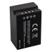Batteria NP-T125 per Fuji GFX-50S, 1300 mAh