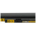 Batteria per Lenovo IdeaPad S10-2, nero, 4400 mAh