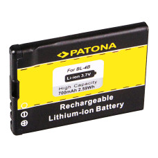 Batteria per Nokia 2630 / 2760 / 5000 / 7370 / N75 / N76, BL-4B, 700 mAh