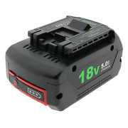Batteria per Bosch GBA180LED, 18 V, 5000 mAh