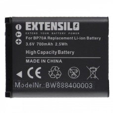 Batteria BP70A per Samsung ES65 / PL80 / SL50 / ST80, 700 mAh