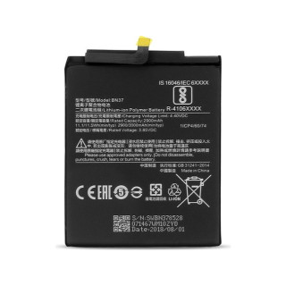 Batteria per Xiaomi Redmi 6A, BN37, originale, 3000 mAh