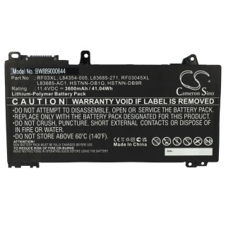 Batteria per HP Pavilion X360 14 / ProBook 455 G7, RF03XL, 3600 mAh