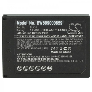 Batteria BLX-1 za Olympus OM System OM-1, 1600 mAh