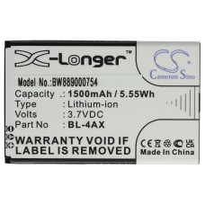 Batteria per Nokia 6300 4G / 8000 4G, BL-4XL, 1500 mAh Batteria per Nokia 6300 4G / 8000 4G, BL-4XL, 1500 mAh