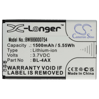 Batteria per Nokia 6300 4G / 8000 4G, BL-4XL, 1500 mAh Batteria per Nokia 6300 4G / 8000 4G, BL-4XL, 1500 mAh