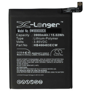 Batteria per Huawei Nova 7 5G, 3900 mAh