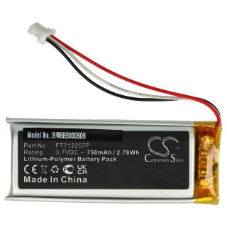 Batteria per SteelSeries Nimbus Controller / Nimbus Plus / Stratus Duo, FT712257P, 750 mAh