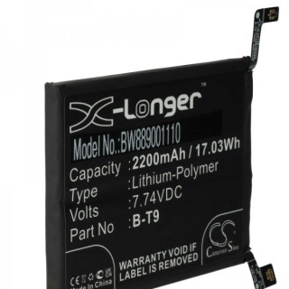 Batteria per Vivo IQOO 9T / IQOO 10 5G, B-T9, 2200 mAh