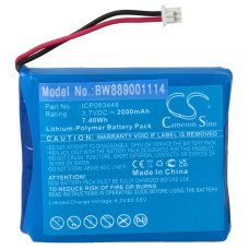 Batteria per Midland TecTalk Float, 2000 mAh