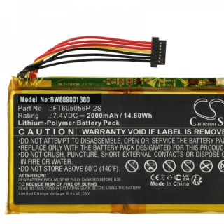 Batteria FT605056P-2S per Polaroid Pop, 2000 mAh