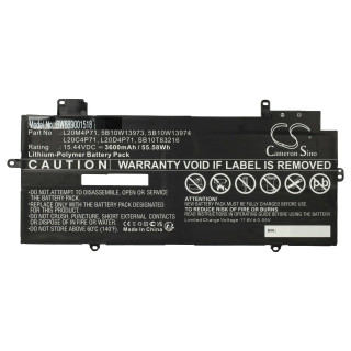 Batteria per Lenovo ThinkPad X1 Carbon 9th Gen. / 10th Gen. / 11th Gen., 3600 mAh