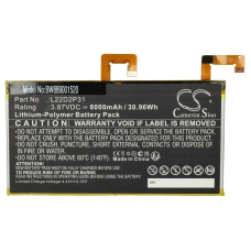 Batteria per Lenovo Tab P11 Pro, 8000 mAh