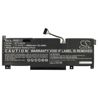 Batteria per MSI Pulse GL66 / Sword 17 A11UD / Katana GF66, 4600 mAh