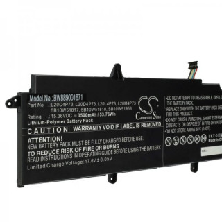 Batteria per Lenovo Thinkpad X13 Gen 2, 3500 mAh