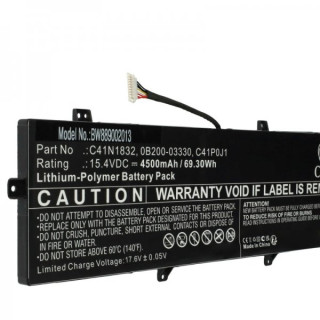 Batteria per Asus P3540FB / P3548FB / PE574FB, C41N1832, 4500 mAh