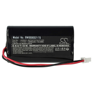 Batteria per Zafferano Dama / Sigor Numotion / Villeroy Boch Neapel, 5200 mAh