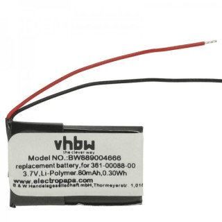 Batteria per Garmin VivoSmart HR / Approach X40, 80 mAh Batteria per Garmin VivoSmart HR / Approach X40, 80 mAh