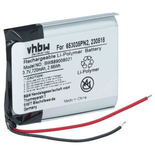 Batteria per Anker SoundCore Q10 / Q20 / Q30 / Q35, 720 mAh Batteria per Anker SoundCore Q10 / Q20 / Q30 / Q35, 720 mAh
